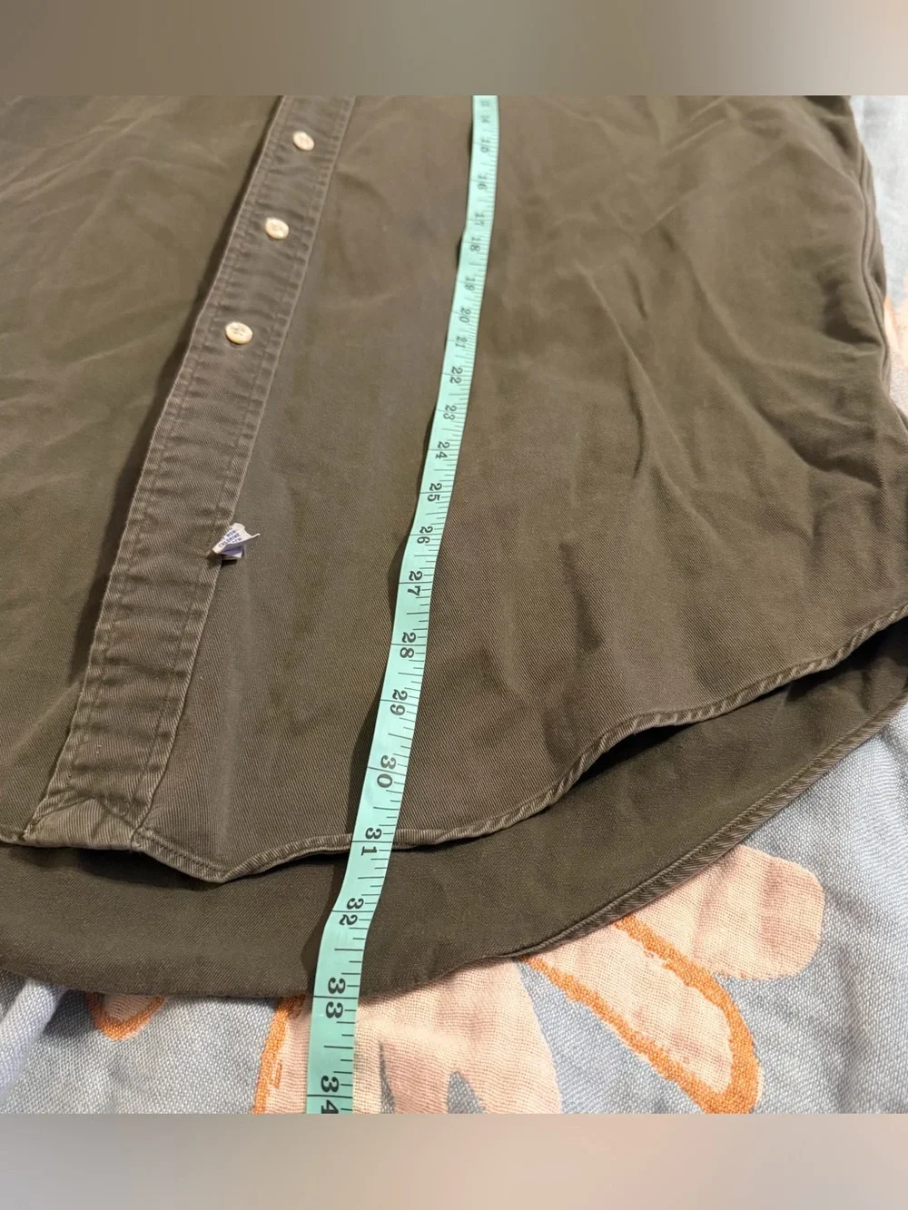 Polo Ralph Lauren Shirt Large Dark Green Outdoor Long Sleeve Casual Men Pony
